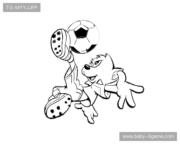 幼儿园足球小明星卡通画：激发孩子运动梦想的快乐篇章